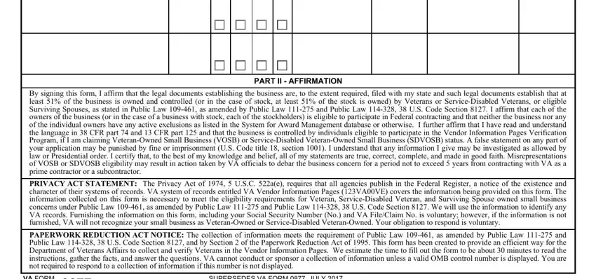 The right way to prepare form 0877 va form portion 2