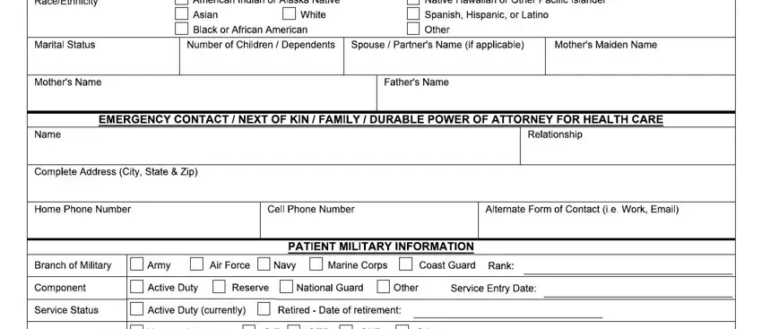 Step # 2 for completing va form referral