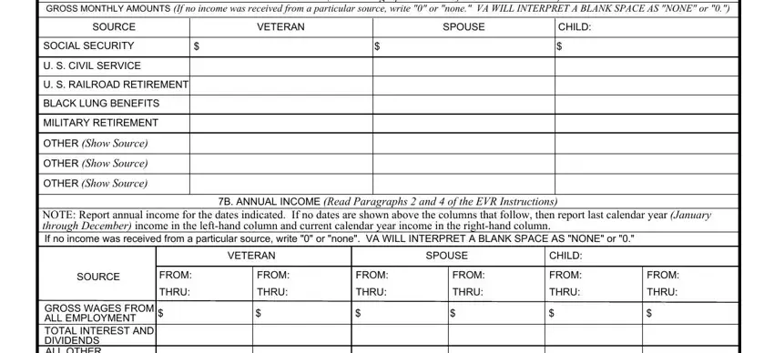 Step no. 4 for filling out 21 0516 1