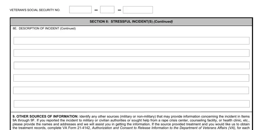 A way to fill out how to va support ptsd stage 3