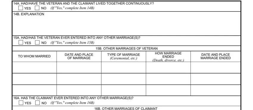 Step number 3 in submitting va form 21p 4171