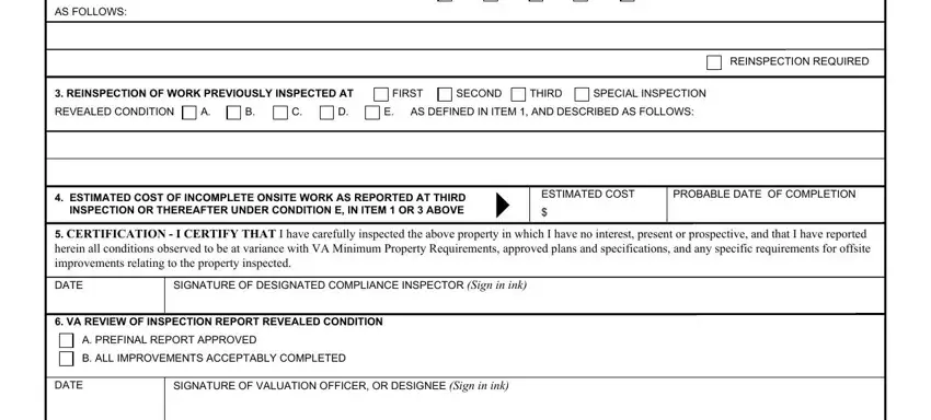 Simple tips to complete form va inspection printable portion 3