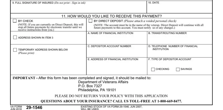 va form 29 1546 policy loan conclusion process explained (stage 2)