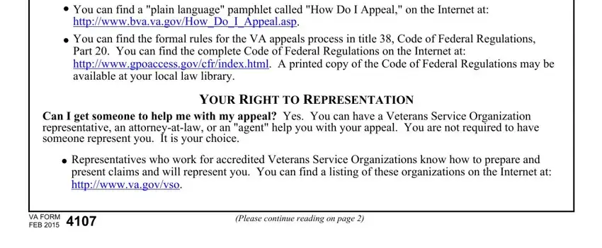 Tips to fill in appeal do send stage 1