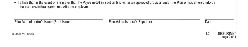 Find out how to fill out aig transfer out form portion 5