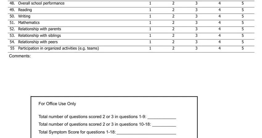 Filling in part 5 of vanderbilt form fillable