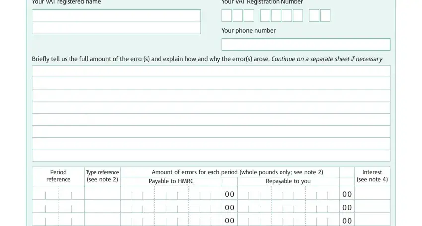 A way to complete form 652 stage 1
