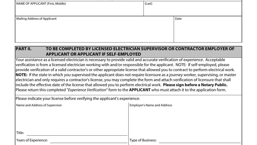 Step number 1 in submitting hawaii experience verification
