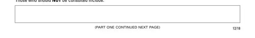 Stage number 3 for filling in vermont advance directive for health care