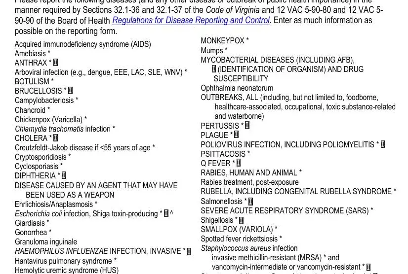 Writing part 1 of form morbidity report