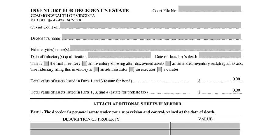 decedent estate va writing process explained (stage 1)
