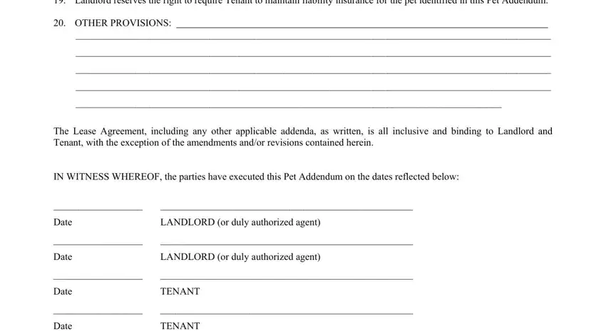 OTHER PROVISIONS, TENANT, and Tenant is responsible for any in lease common law virginia