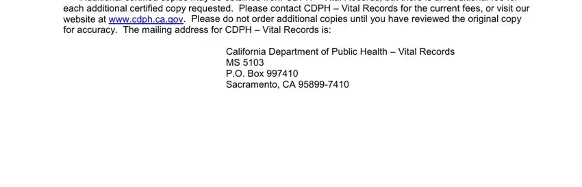 Additional certified copies may be, each additional certified copy, and California Department of Public of court report of adoption