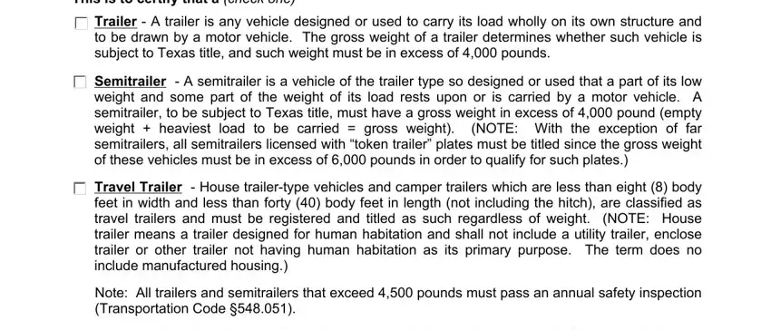 Stage # 1 of submitting txdmv