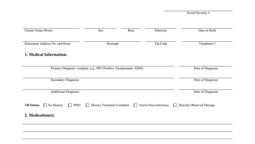 Part # 1 for completing hasa program admission form
