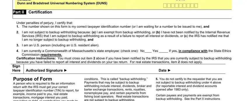 Certification instructions You, Purpose of Form A person who is, and Authorized Signature  Date in download w9