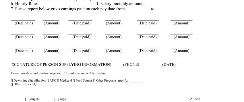The best ways to fill in Washington Form Af 595 portion 2