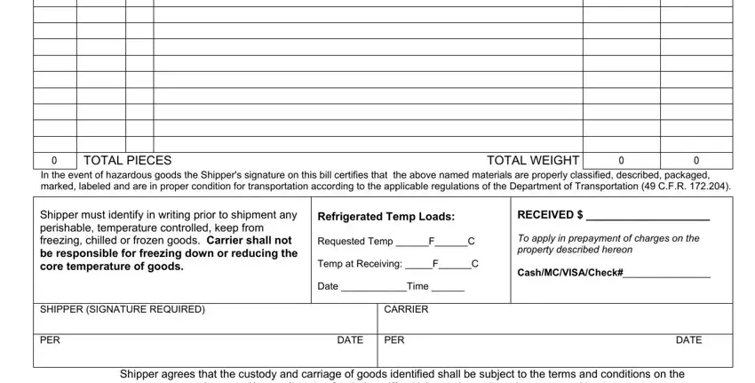 aml negotiable bill lading writing process described (part 2)
