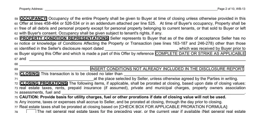 Learn how to complete wisconsin wb 13 vacant land offer to purchase stage 4
