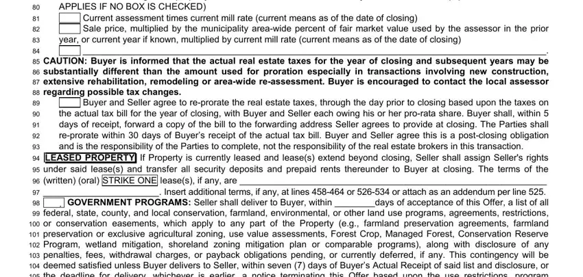 wisconsin wb 13 vacant land offer to purchase writing process described (stage 5)