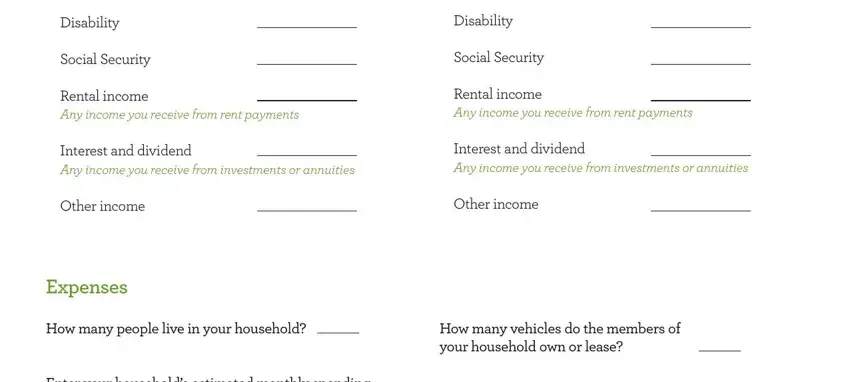 Guidelines on how to fill in wells fargo account statement template step 3