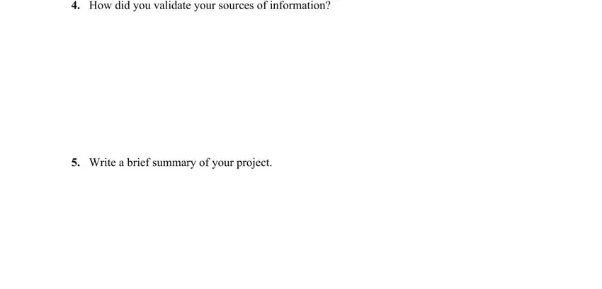 Completing segment 3 in bibliography west you create