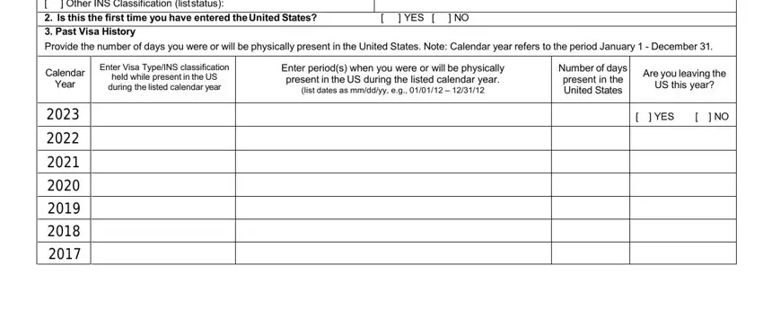 Tips to fill in Wh 1 Form step 2