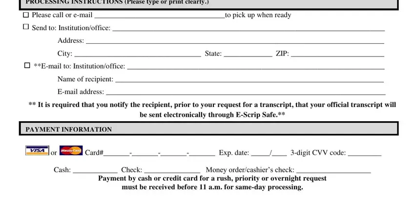 Writing section 2 in whitworth request print