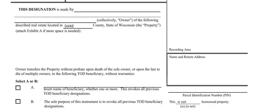 wisconsin designation of tod beneficiary form 9 2009 writing process detailed (portion 1)