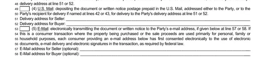How one can fill in wisconsin condominium offer to purchase form step 3