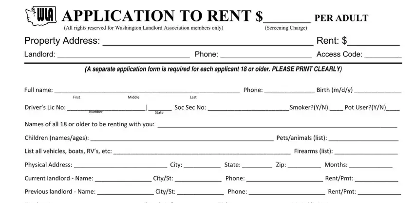 Step # 1 for submitting wla forms