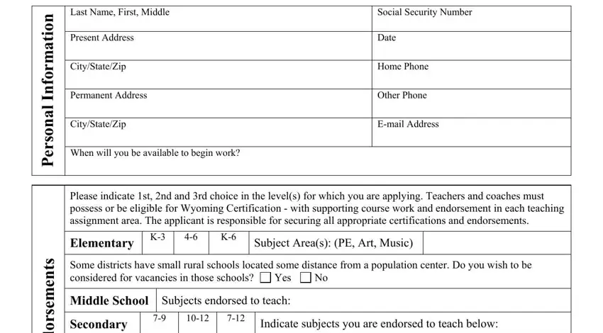Guidelines on how to fill out statewide certified part 1