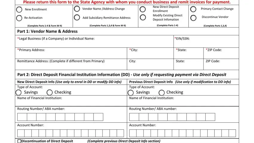 Step # 1 for filling out how to become a amusment vendor in wyoming