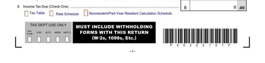 Step no. 3 in filling out wv state tax form 2020