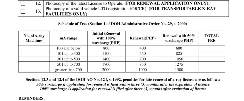 fda x ray application form completion process explained (step 2)