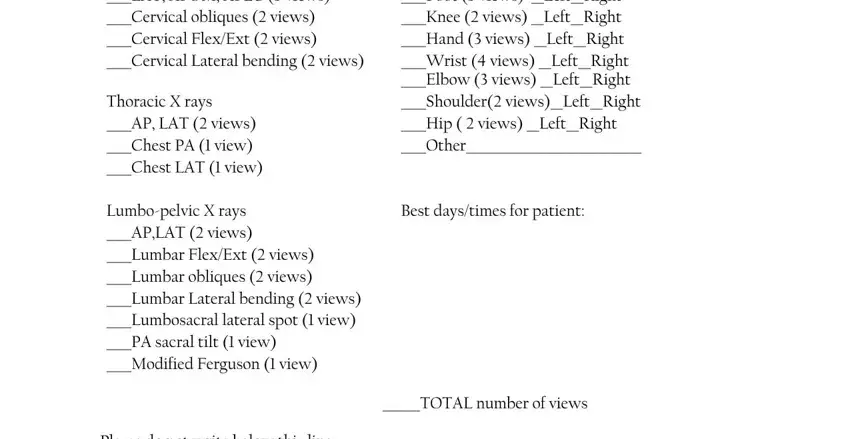 chiropractic radiology report template writing process detailed (portion 2)