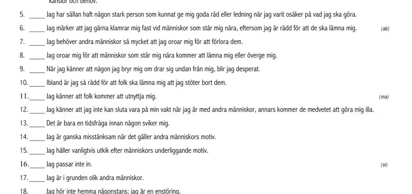 Jag känner att jag inte kan, Ibland är jag så rädd för att, and Jag har sällan haft någon stark of ysq s3 pdf
