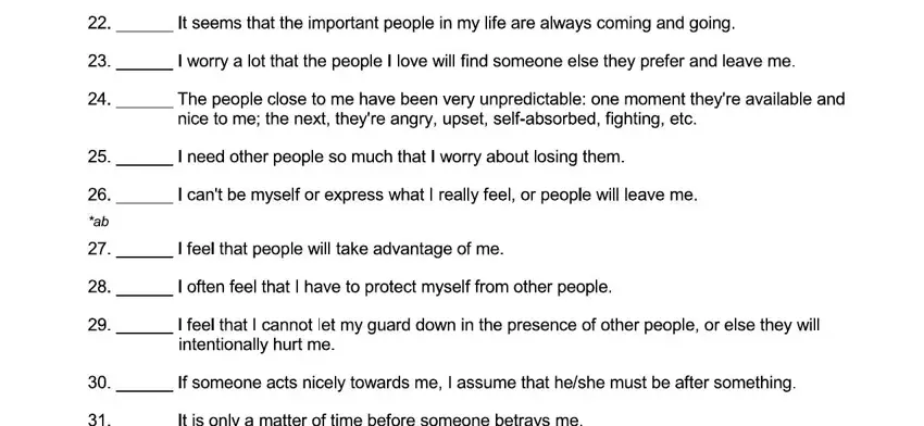 Part no. 5 for filling out ysq l3