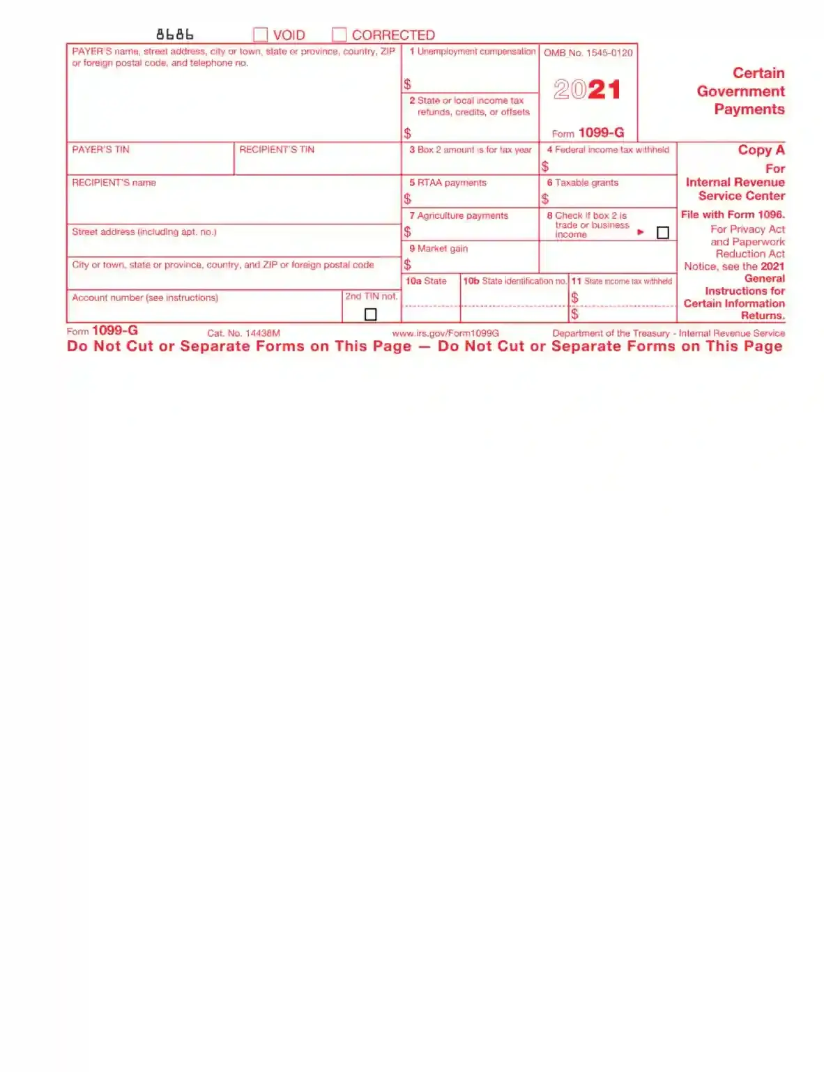 irs form 1099 g