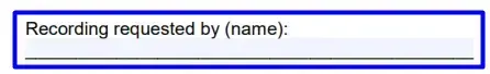 step 1 filling out a california affidavit of death of a trustee form
