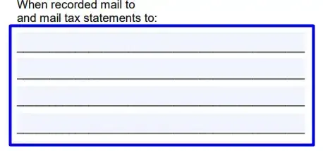 step 2 filling out a california affidavit of death of a trustee form