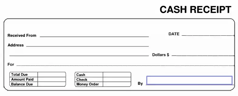 step 9 introduce the recipient filling out a cash receipt