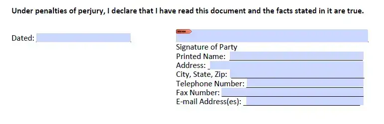 step 10 certify the document filling out a florida financial affidavit short form