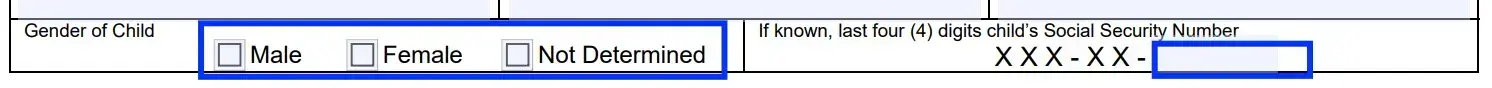 step 8.2 decide on the child’s name filling out an indiana paternity affidavit (form 44780)
