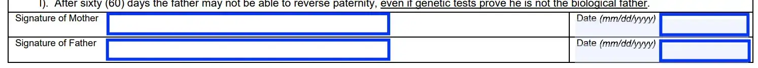 step 10 study the information filling out an indiana paternity affidavit (form 44780)