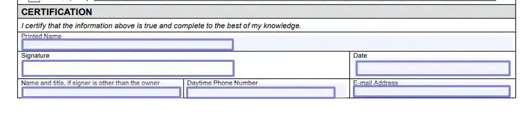step 5 sign the document filling out a michigan property transfer affidavit (form l 4260)