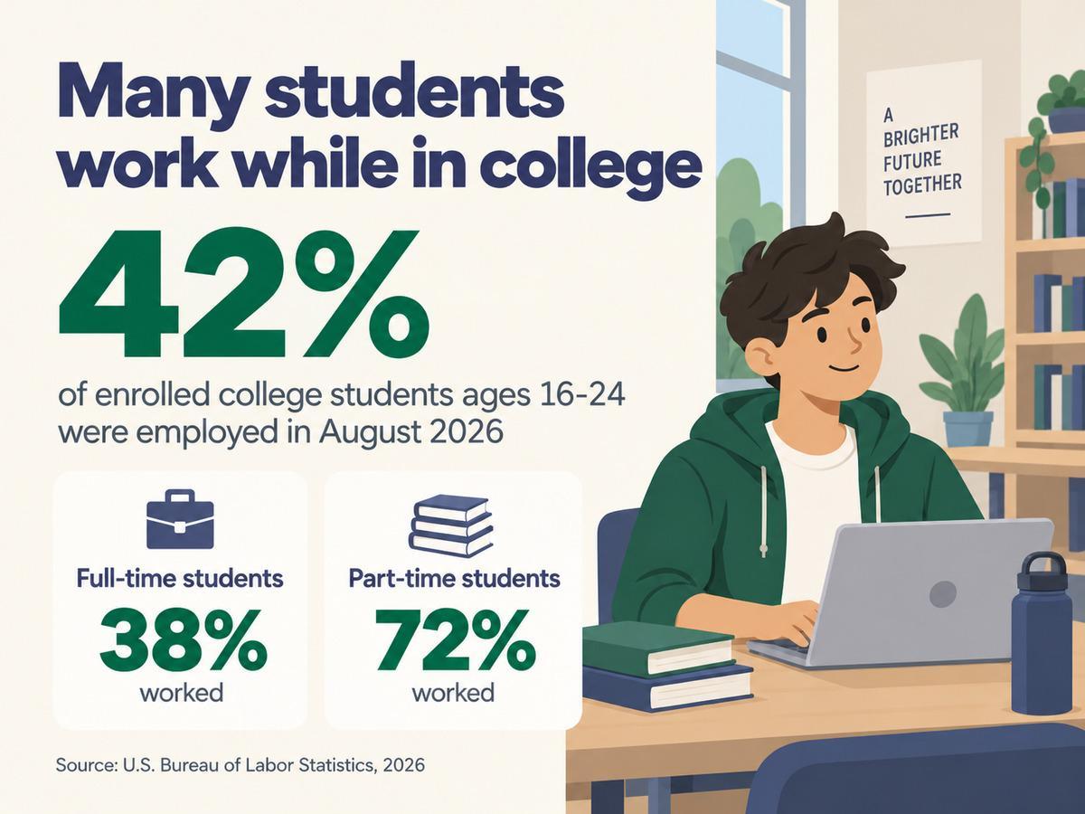 Many students work while in college