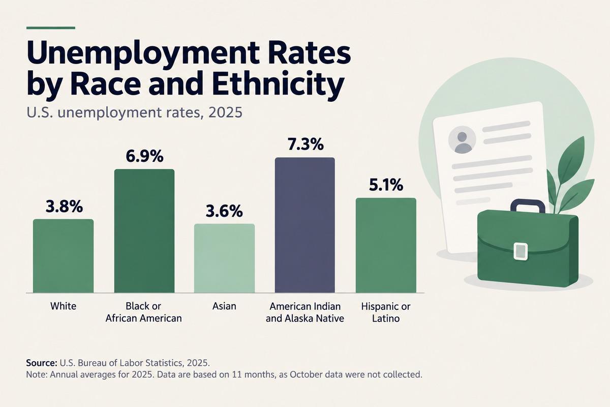 Unemployment rates by race and ethnicity