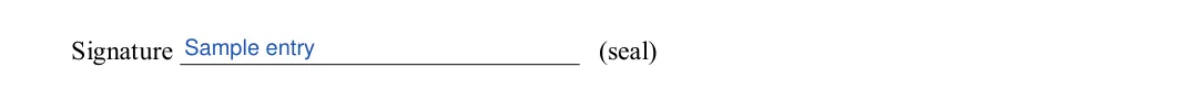 Missouri bill of sale: Bill of sale mo.5.signature, filled with sample entries