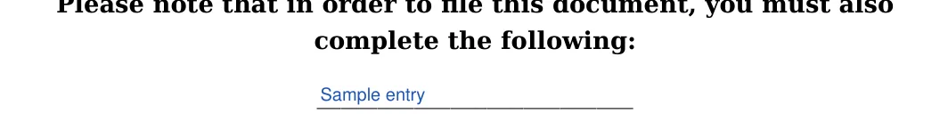 Iowa small estate affidavit: complete the following, filled with sample entries